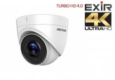 HD-TVI куполна камера 2.8 мм, 8MP - 4K HIKVISION 